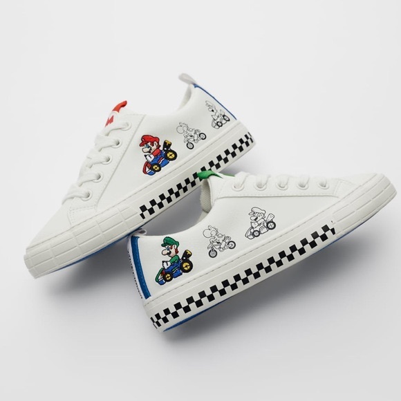 Zara super mario shoes Clearance